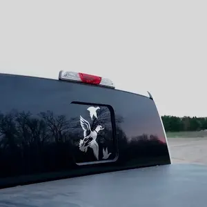 Chrome Duck Decal
