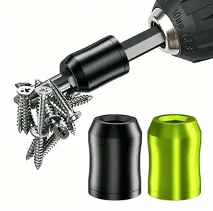 Strong Magnetic Screw Ring: 1/4 Inch/ 6.35 mm Removable Universal Magnetic Screw Holder - Removable Magnetic Screwdriver Drill Bit 1PCS/2PCS Holder for Hex Screwdriver and Power Bits
