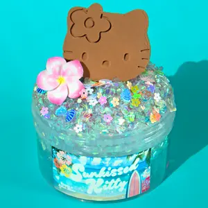 Sunkissed Kitty - OG Slimes 7 oz DIY Bingsu x Silica Slime