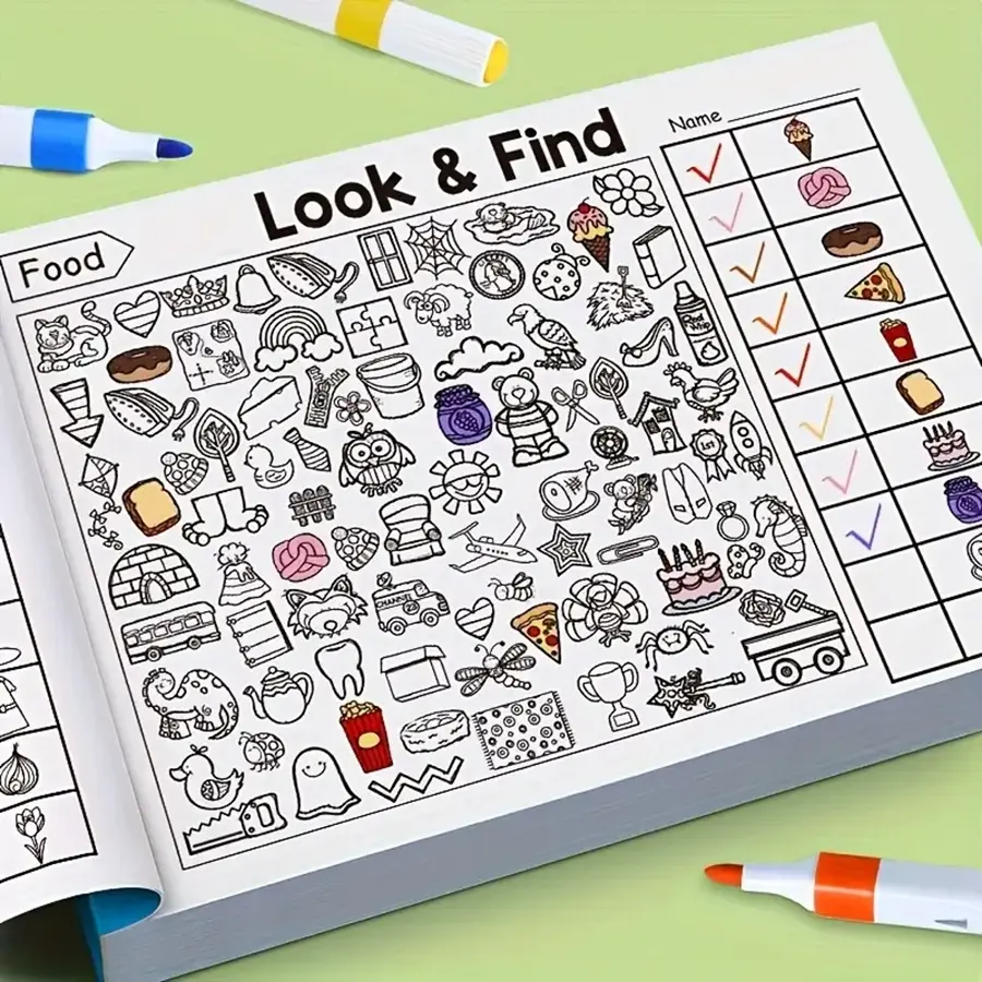 Interactive Hidden Object Book - Focus Games & Activities - TikTok Shop