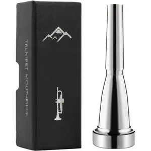 Trumpet Mouthpiece 5C  Plated  Shape Vaccum Package