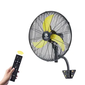 Outdoor Quiet Remote Control Oscillating Wall Mount Fan,All Sealed BLDC Motor,4 Speed Waterproof Outdoor Fan With Remote, Heavy Duty Industrial Wall Fans for House,Patios,Garage,Warehouse