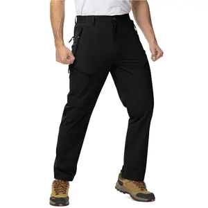 Men's Quick Dry Lightweight Cargo Pants with zip Multiple Pockets Mountaineering Fishing Hiking Pants