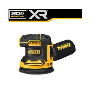 DEWALT XR 20-Volt Brushless Variable Speed Random Orbital Cordless Sander with Dust Management Tool. Heavy Duty