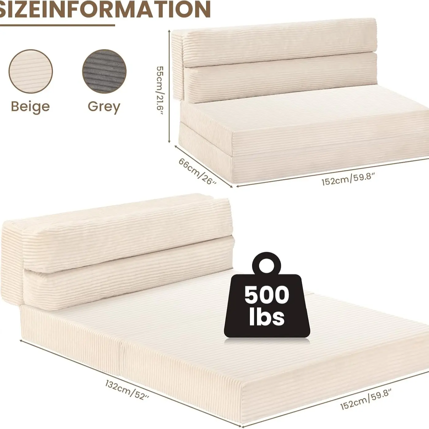 Queen Size - Beige
