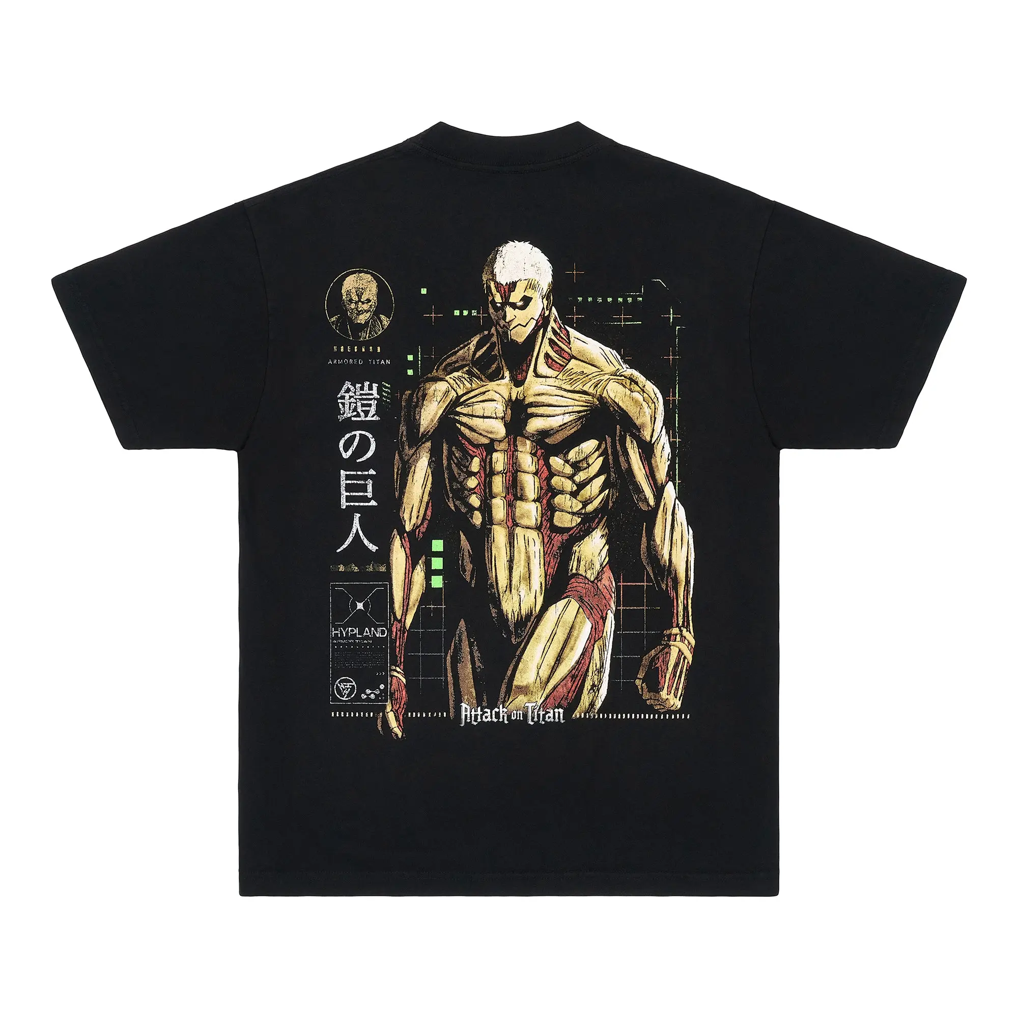 Women's Cotton AOT Armored Titan Graphic T-Shirt - Black Women's Top, Good Graphic Tees, Graphic T Shirts