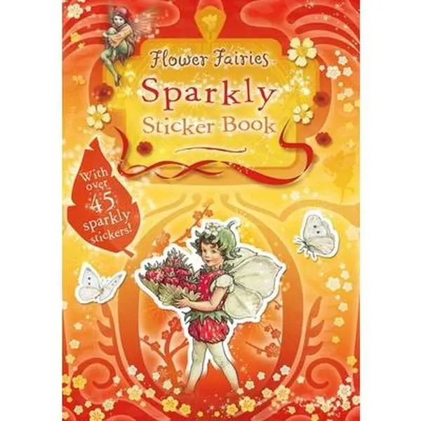 Flower Fairies Sparkly Sticker Book - Cicely Mary Barker, Paperback, Cute Stickers, Adhesive Decals, Gift Ideas for Kids