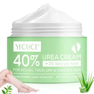 Christmas 120g Urea Salicylic Acid Moisturiser Long Lasting Moisturizing Deeply Moisturizing for Soothes Dry Skin, Moisturizing Tea Tree Aloe Vera Cream, Skin Care Product for Face Foot, Elbows, Hands and Knees, Hydrating Dry Skin, Moisturizers