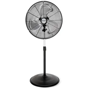 Hurricane Pro Series 20 Inch High Velocity Oscillating Pedestal Stand Fan, Black Hurricane Pro Series 20 Inch High Velocity Oscillating Pedestal Stand Fan, Black