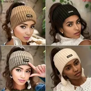 GRANK 4PCS Women’s Soft Stretchy Headbands – Winter Ear Warmers Solid Color Cozy Hair Accessories, Comfortable Elastic Hairbands for Cold Weather, Stylish Warm Headwrap for Everyday Use, Formal & Outdoor Winter Wear Fashion Hair Band Set