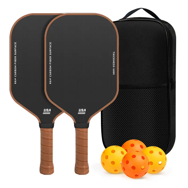 Carbon fiber pickleball racket set, professional high-end pickleball racket