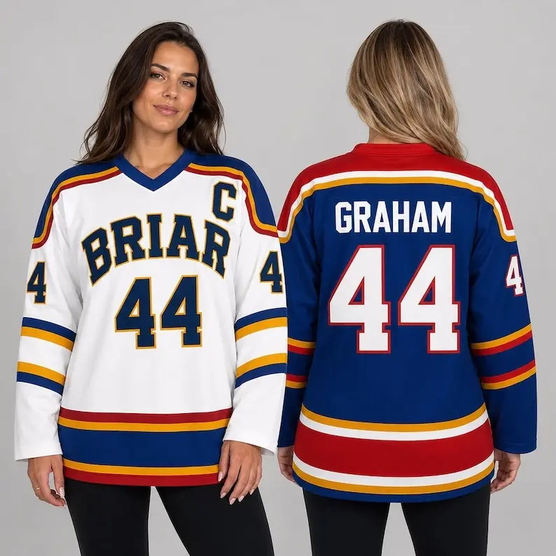Briar University Graham 44 Hockey Jersey, Off-Campus Jersey, Hockey Romance Football Jersey, Briar U Sweatshirt, Off Campus Hockey 2026
