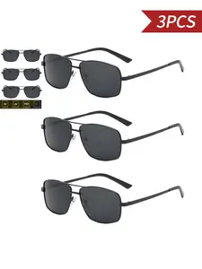 Classic Aviator Sunglasses for Men & Women – UV400 Protection, Ultra-Light Metal Frame, Super Comfortable Nose Pads – Perfect for Driving, Beach & Outdoor Fun