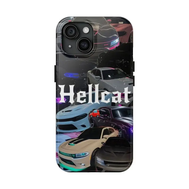 Hellcat Redeye Hard Dodge Challenger SRT Cell Tough Cases Drop-resistant Scratch-resistant Two-In-One Drop-Resistant Phone Case, Unique And Personalized For IPhone 17, 16, 15, 14, 13, 12, Pro Max, Pro Plus, and Samsung S25, 24, 23, 22