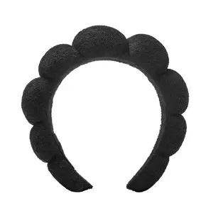 Puffy Headband Spa Bubble Headband for Washing Face Makeup Shower Skincare