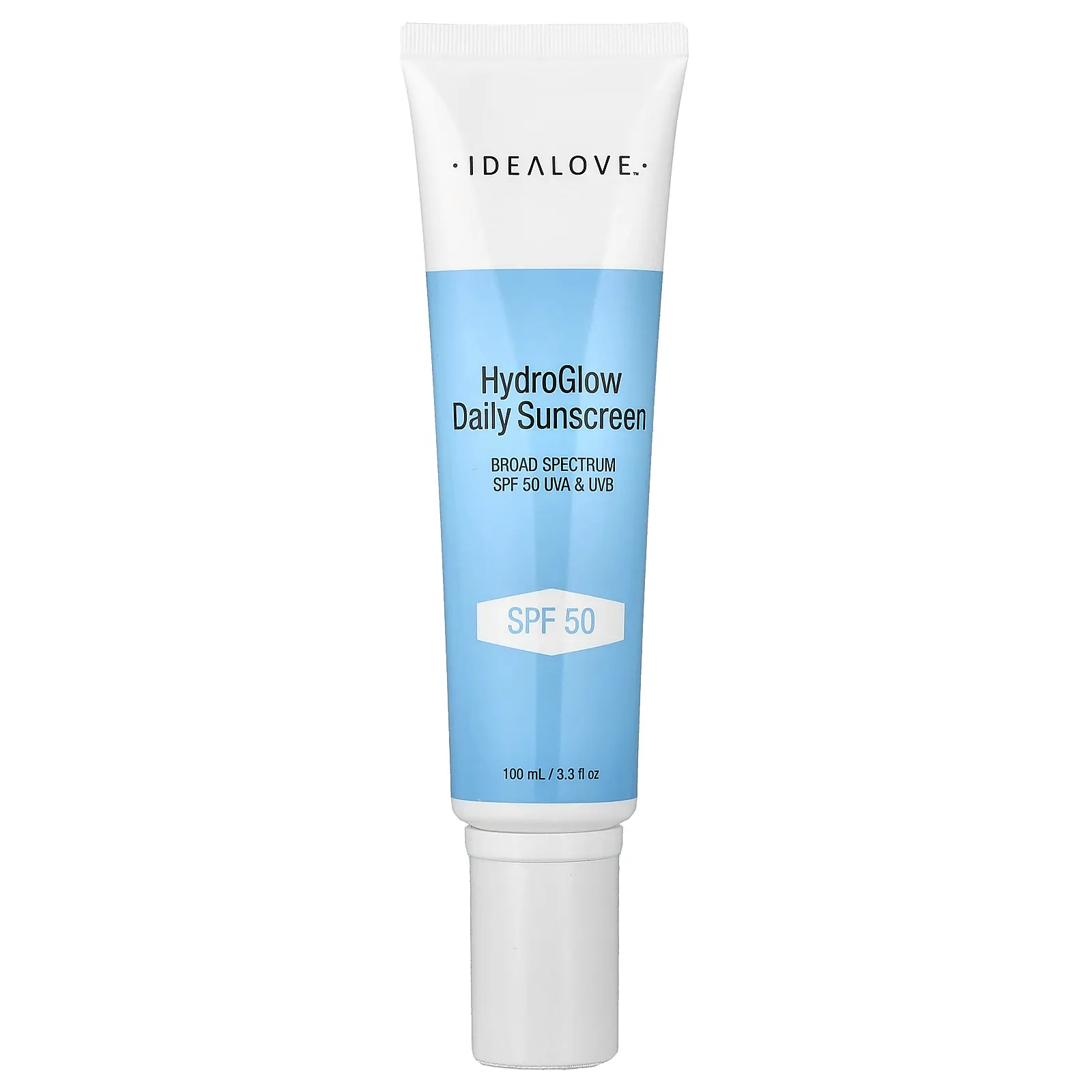 Idealove Hydro Glow Daily Sunscreen SPF 50, 3.3 fl oz (100 ml)