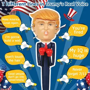 Trump Merchandise, Talking Trump Pen with Real Voice Funny Gifts for Men, Donald Trump Gifts Novelty Gifts for Adults, Gag Gifts Christmas Birthday Party Supplies