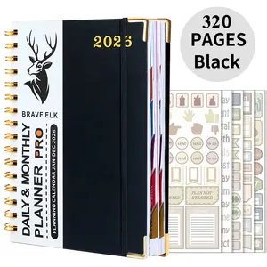2026 Dual Line Spiral Planner Book, 320 Pages, 12 Months Weekly Monthly Plan, Improve Learning & Efficiency, Memo, Time Organization, Personal Planning, Spiral Bound Planner challenge