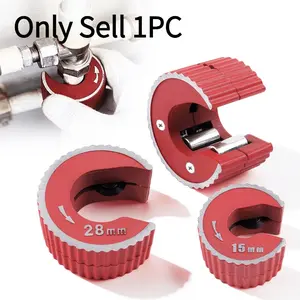 Automatic Pipe Cutter, Tubing Cutter with Locking Device and Sharp Blade, Precision Cutting Tool for Metal PVC Plastic Pipes, Adjustable Industrial Grade