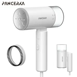 PANCERKA Portable Clothes Steamer, Handheld Foldable Garment Wrinkle Remover, 25 Seconds Fast Heat-Up, with Removable Water Tank, Suitable for Travel and Home Use