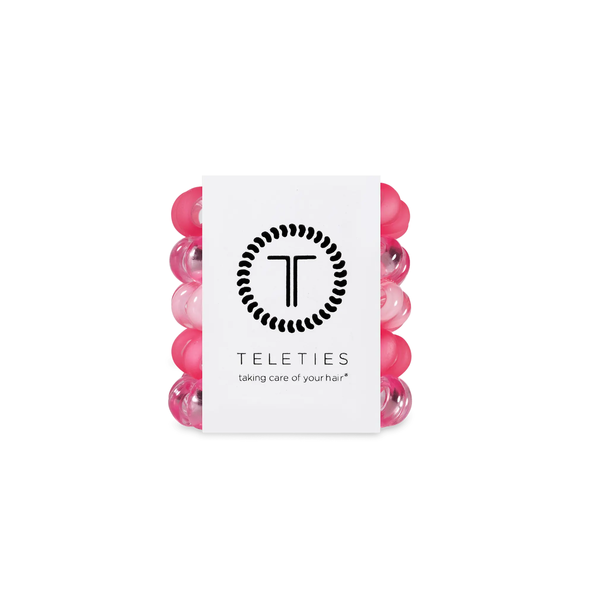 TELETIES - Pretty in Pink - Tiny Hair Ties - Pack of Five