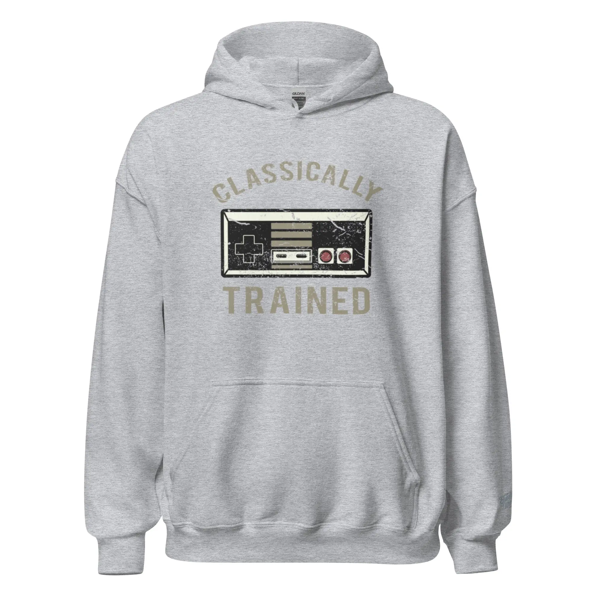 Brothers Mario Classicly Trained Hoodie - Fitted Long Sleeve Athletic Style with Drawcord Waistband & Front Pocket for Women