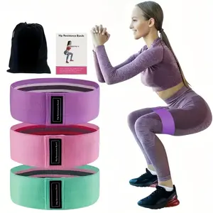 Yoga Resistance Band, 3 Counts/set Non-slip Yoga Resistance Band, Multifunctional Fitness Tool for Home Gym and Travel, Fitness Resistance Band, Fitness Bands, Fitness Training Band