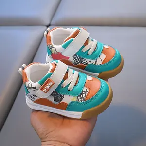 First Walking Shoes Baby Boys Girls 12-24 Months Soft Sole Non Toddler Sneakers Easy On Closure TPR Anti Outsole Indoor Outdoor Design Safe Early Walkers