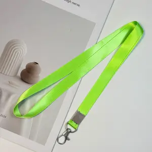 1/5/10 PCS Lime Green Lanyards Bulk Set | Durable High-Visibility Neck Straps Name Tag Lanyards Card Lanyard for ID Badge Holders & Keys | Value Pack for Teachers, Nurses & Event Staff | 10 Pack Vibrant Neon Green