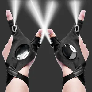 LED Flashlight Gloves – Hands-Free Lights for Fishing, Camping & Repairs | Cool Gadgets for Men Perfect Birthday, Easter & Father's Day