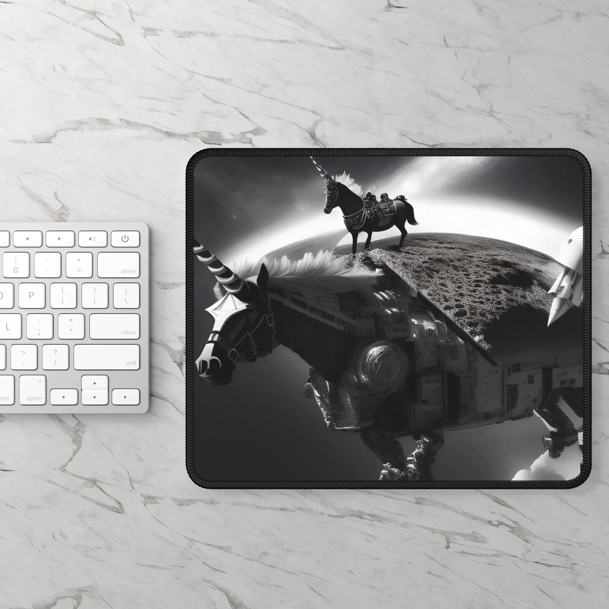 Space Unicorns Gaming Mouse Pad