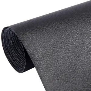 Black Leather Repair Patch Tape Self-Adhesive Waterproof Cuttable | Fix Couch Sofa Car Seat Boat Jacket Furniture Easy DIY