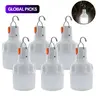 6-Pack Outdoor USB Rechargeable Handheld Flashlights, IPX4 Waterproof LED for Camping Fishing, High Brightness, Strong Light & Lumens, Portable Lantern Night Light with Hook, Usb Rechargeable Lighting #GLOBAL PICKS