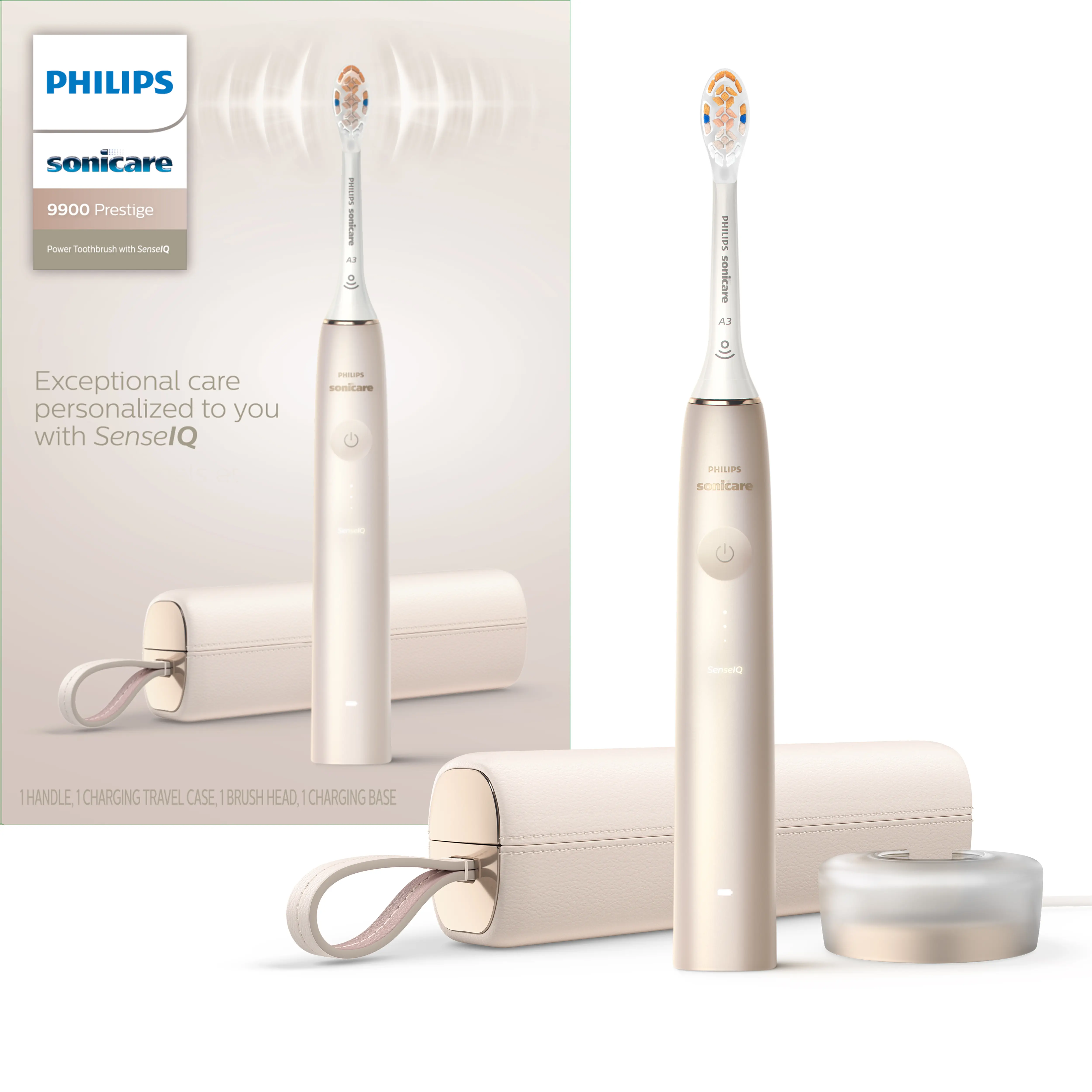 Philips Sonicare DiamondClean Prestige 9900 - Rechargeable Electric Toothbrush with SenseIQ Oral Philips Sonicare DiamondClean Prestige 9900 - Rechargeable Electric Toothbrush with SenseIQ Oral