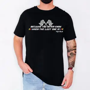 Retro Kyle Busch Memorial Tribute Shirt, NASCAR Racer Legend Graphic Tee, RIP Rowdy, Racing Fan Tee