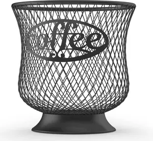 Coffee Pod Holder,Large Capacity K Cup Holder,K Cup Organizer for Kitchen Countertop,Coffee Bar Accessories,Pod Holder for Keuring Espresso Capsule Coffee Creamer