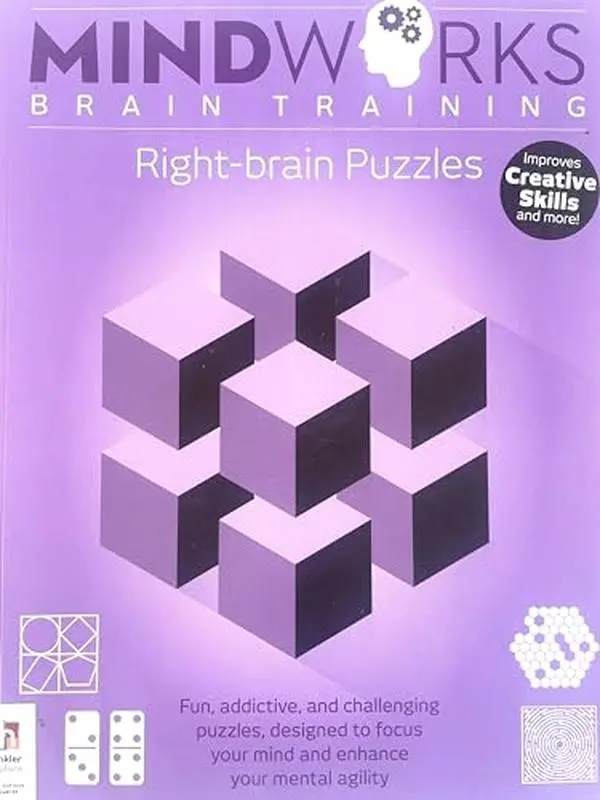 Used Mindworks Creative Puzzle - Right-Brain Brain Training Paperback by Hinkler