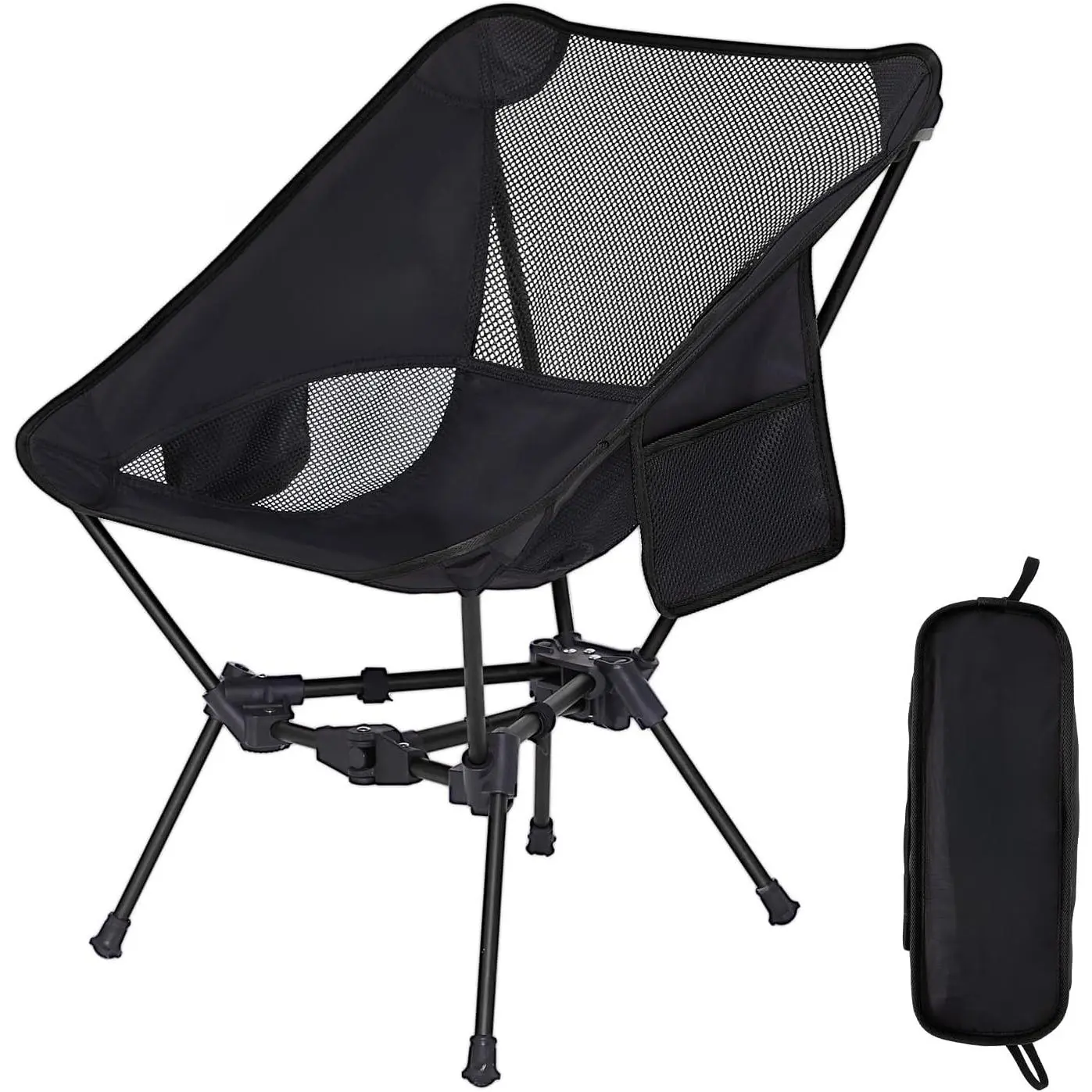 Portable Camping Chair Backpacking Chair - The 4th Generation Ultralight Folding Chair - Compact, Lightweight Foldable Chairs for Hiking Mountaineering, Beach