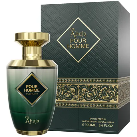 AHUJA Pour Homme Eau de Parfum for Men 3.4 fl oz