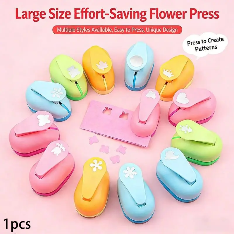 Creative Large Embossing Tool, Effort-Saving Embossing Machine, DIY Scrapbooking Craft Materials, Kindergarten Art Education Toy, Stickers Kit, Crafting Kit