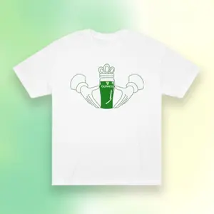 St Patrick Day Claddagh Guinness Beer Baby Tee, Funny St Paddy Day Crop Tee, Women Y2K Top