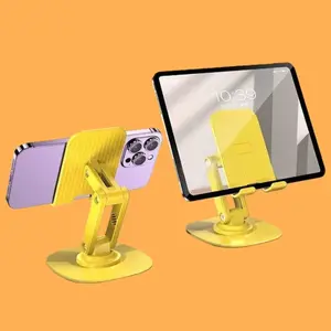 Portable Adjustable Foldable Phone Stand, 360 Degree Rotation, Mini Desktop Holder, Easy Handheld Viewing and Simple Adjustment