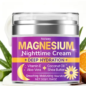 50g Magnesium Nighttime Cream, Skin Tightening Cream With Vitamin E, Caffeine & Niacinamide, Firming Cream for Face and Face Night & Day Use, Face Moisturizer for Feels Hydrated, Smoother, Lifted Skin, Face Lift Cream, For Face And Body ﻿