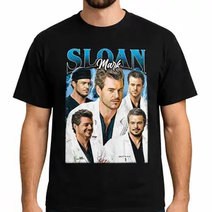 Mark Sloan Vintage T-Shirt, Grey’s Anatomy McSteamy Graphic Tee, Retro TV Show Fan Shirt