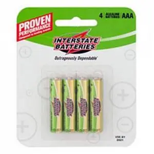 212 MAIN Electronic Button Top 1.5V Voltage Alkaline AAA Batteries, Pack of 4 - Power Source for Sports & Outdoor Cycling Equipment