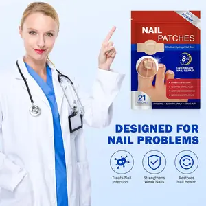 Overnight Nail Recovery Patches – Medical-Grade Hydrogel with Intensive Repair for Weak, Thin or Broken Nails, Effortless Daily Care