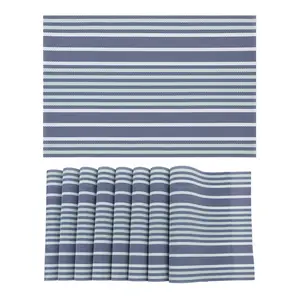REGALWOVEN Place Mat Set of 8 Placemats for Kitchen Dining Table Decor, Washable Table Placemats Wipeable Table Mat 18*12in