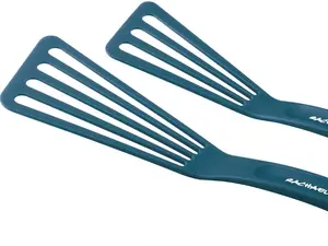Rachael Ray Tools & Gadgets 2-Piece Nylon Turner Set, Marine Blue, 10" & 12" Spatula Set