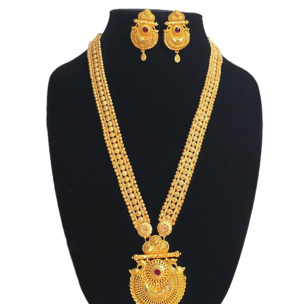 Traditipnal Nepali Desi Rani Haar Earrings Set