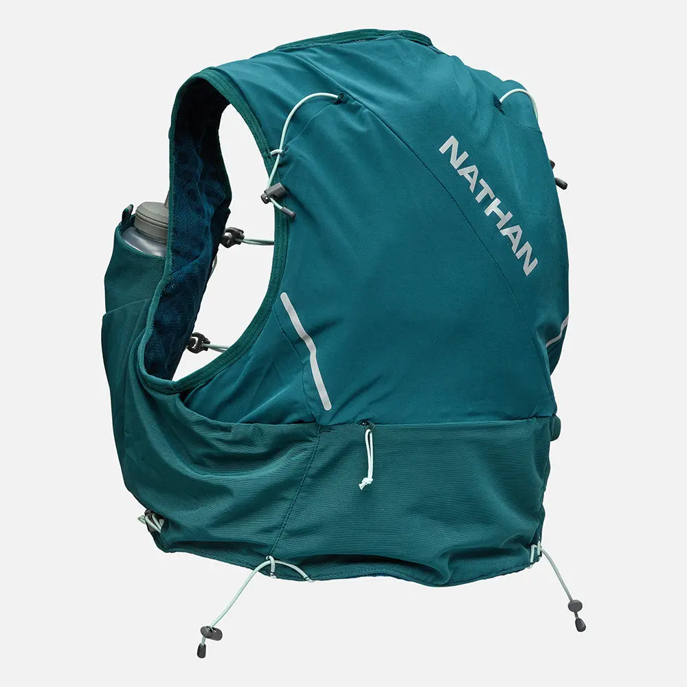 NATHAN Pinnacle Pro 6 Liter Women's Hydration Race Vest with 2 NATHAN x HydraPak 20oz/592mL Flasks & 8 Front Pockets